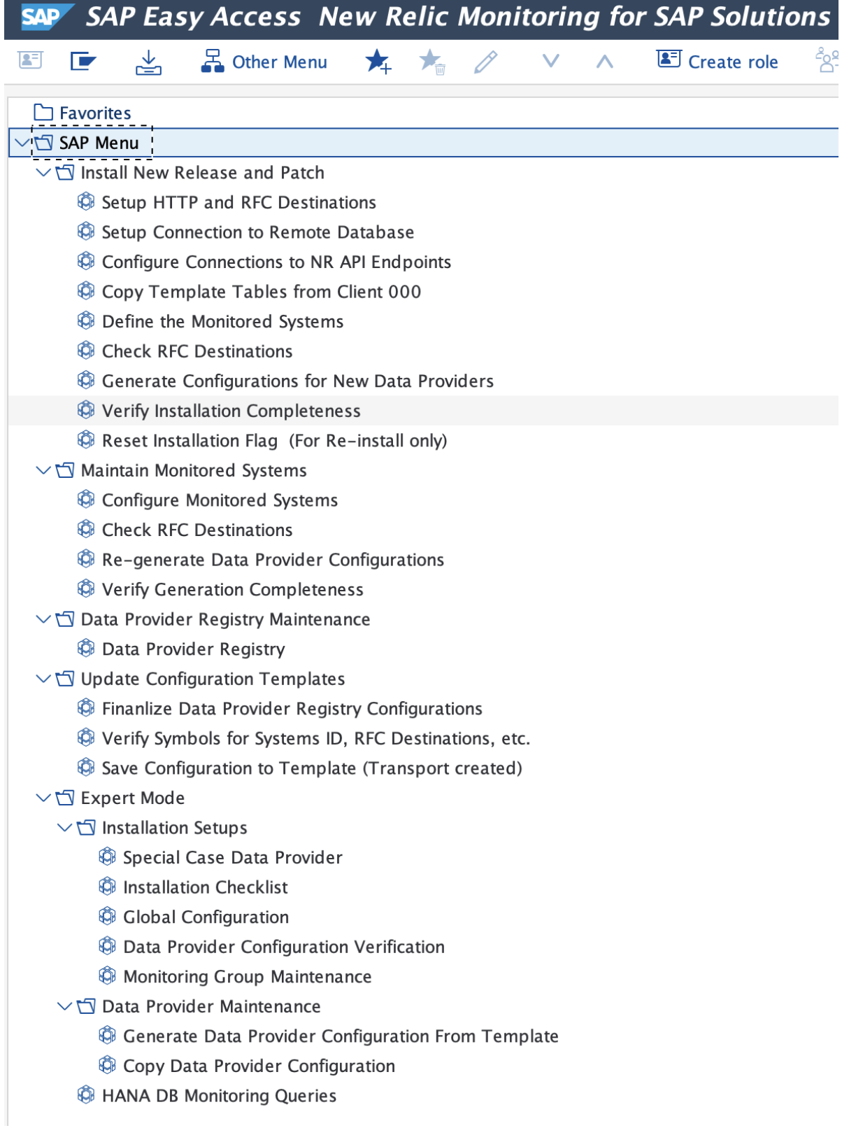 Image showing the new installation menu Image showing the new installation menu
